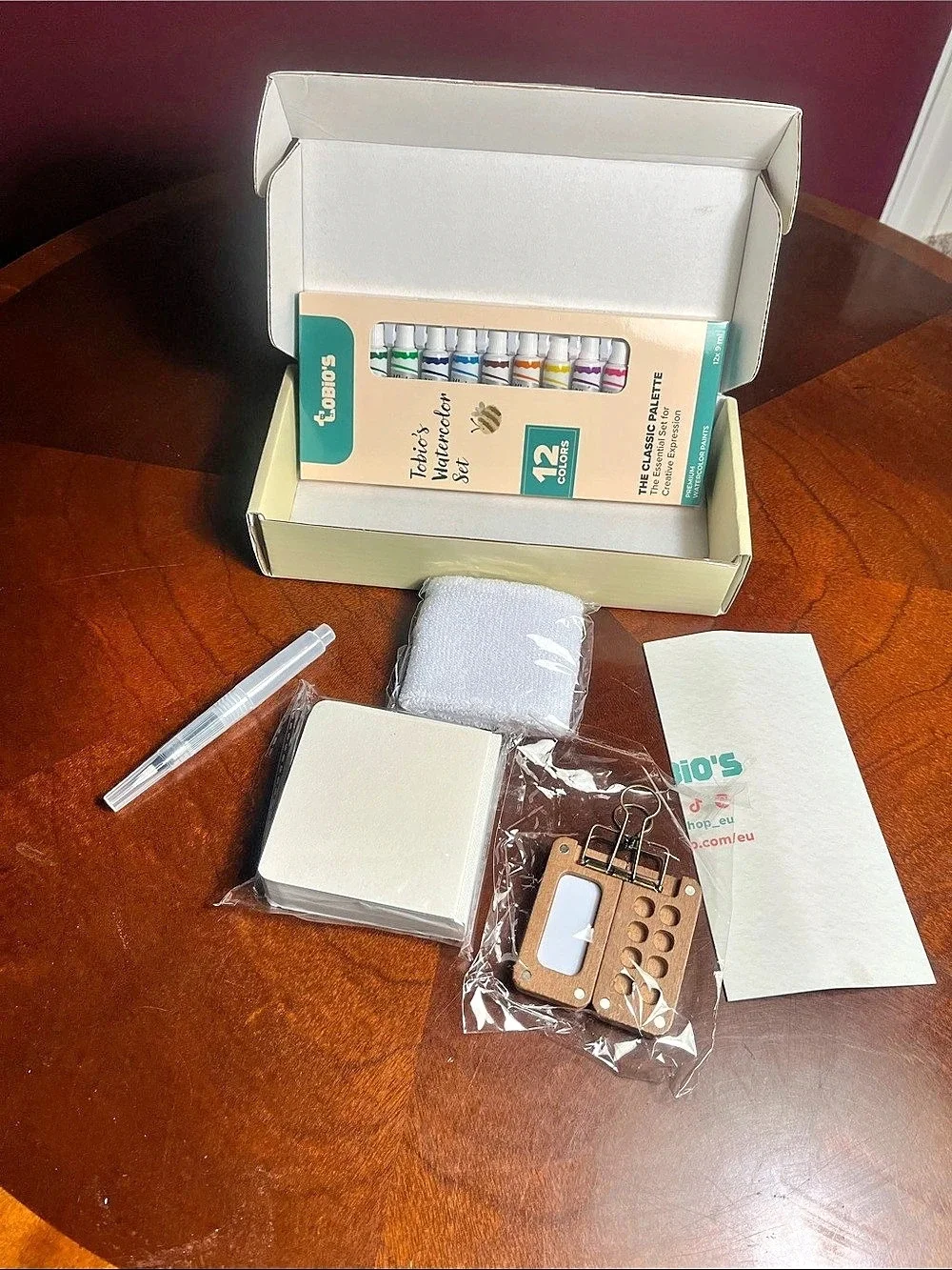 Tobios Travel Watercolor Paint Set